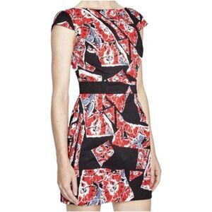 French Connection Riot Rose Cotton Blend Dress Size 2